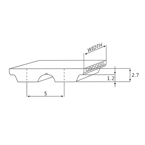 Dibujo de Correa de Distribución AT5