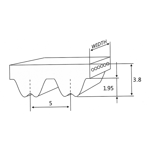 Correa de Distribución RPP5M