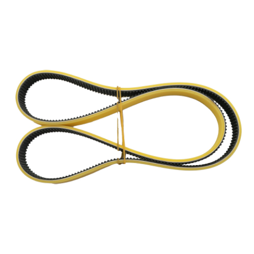 Correa de distribución con revestimiento de silicona amarilla