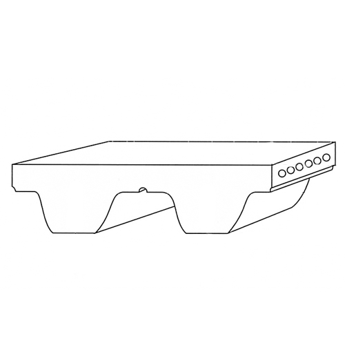 Dibujo de Correa de Distribución Estándar