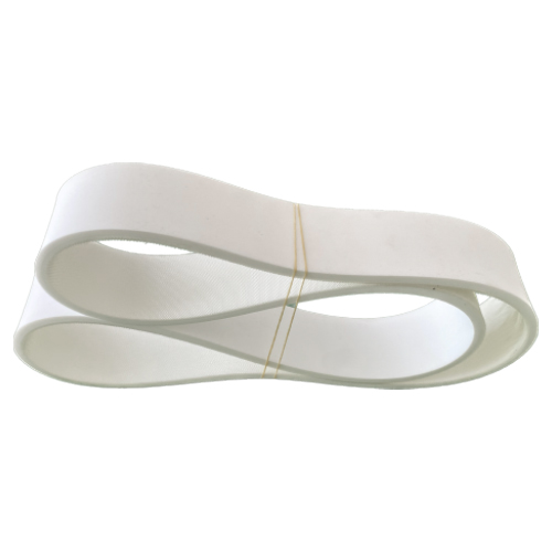 Cinturón de silicona blanca sin costuras