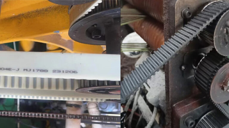 Correa de transmisión dentada de un solo lado vs. correa de transmisión dentada de doble lado